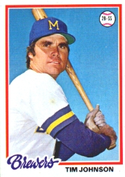1978 Topps Baseball Cards      542     Tim Johnson